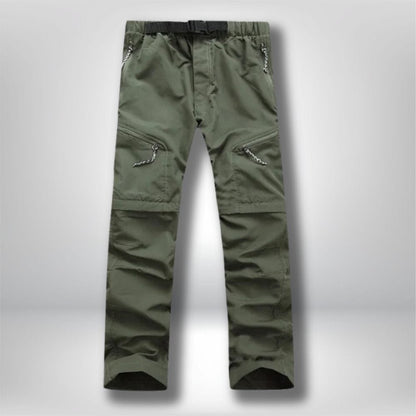Pantalon randonnée | Convertible homme Vert militaire / taille xxxl