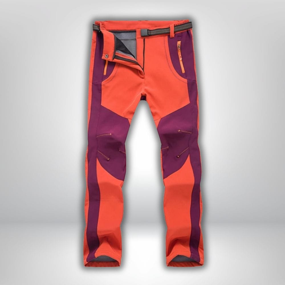 Pantalon randonnée | femme hiver Femme orange / S