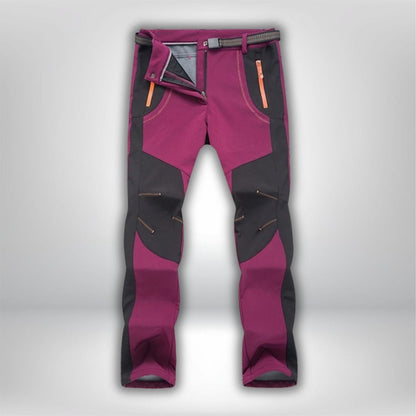 Pantalon randonnée | femme hiver Femme rouge / S