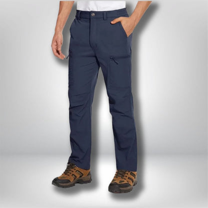 Pantalon randonnée | Homme impermeable Bleu marine / US 30