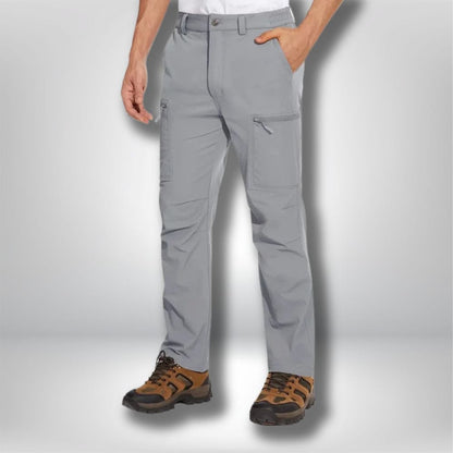 Pantalon randonnée | Homme impermeable Gris clair / US 30
