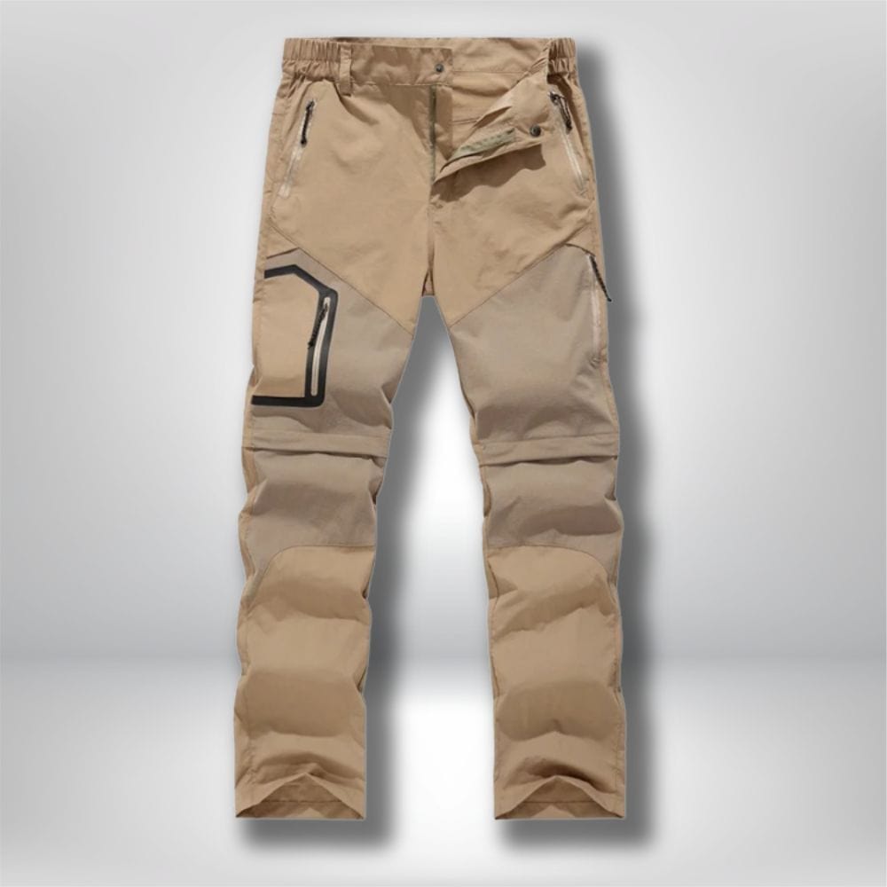 Pantalon randonnée homme Transformable short Kaki / S