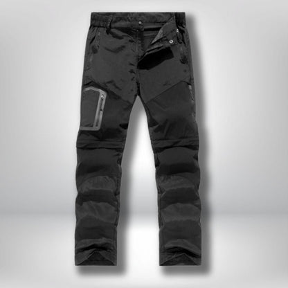 Pantalon randonnée homme Transformable short Noir / S