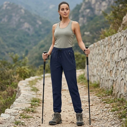 Pantalon randonnée imperméable respirant femme