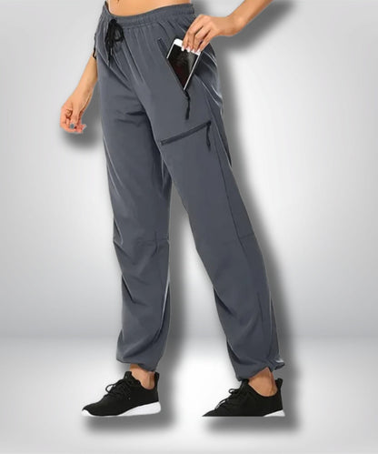 Pantalon randonnée imperméable respirant femme Gris foncé / EU taille S