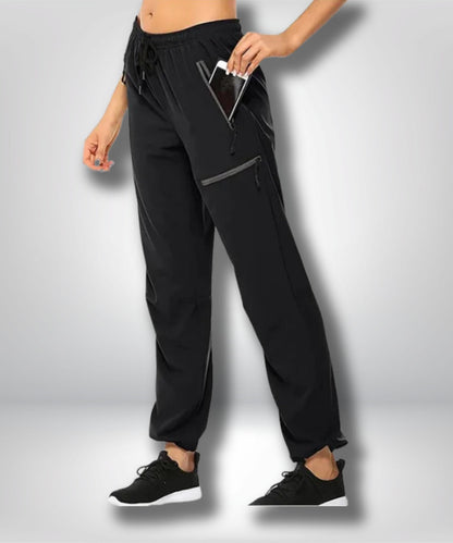 Pantalon randonnée imperméable respirant femme Noir / EU taille S