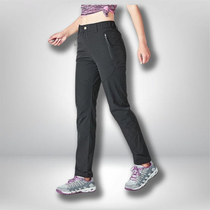 Pantalon randonnée | Ultra leger femme femme Noir / M
