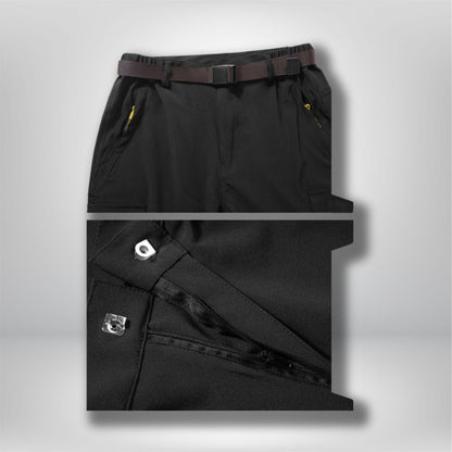 Pantalon transformable en short femme 