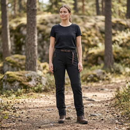 Pantalon transformable en short femme 