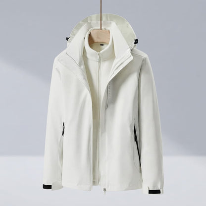 parka femme 3 en 1 Blanc / M