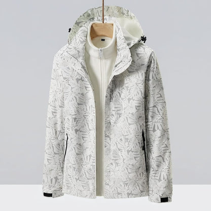 parka femme 3 en 1 Rose-2 / M