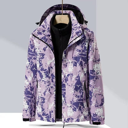 parka femme 3 en 1 Violet / M