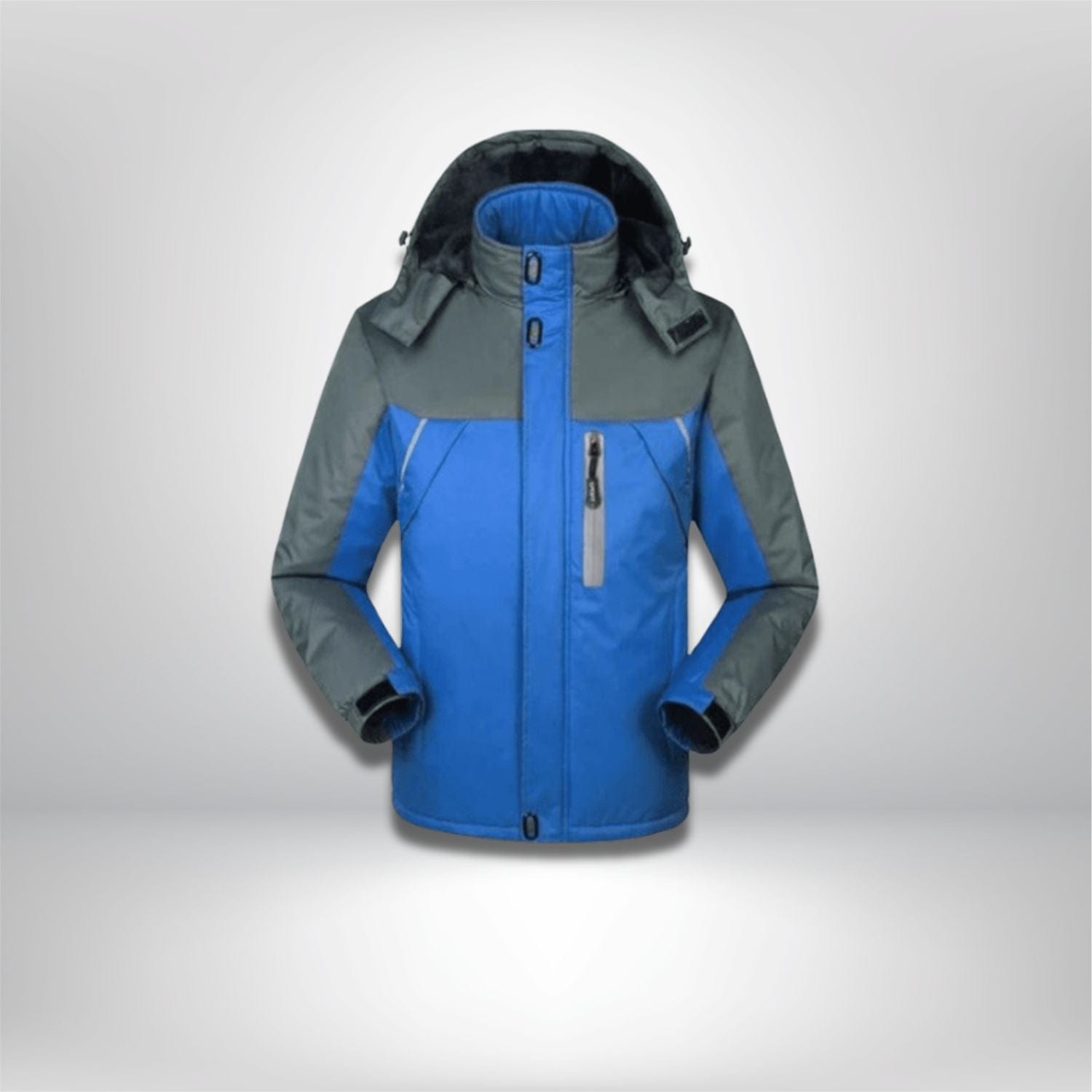 Parka randonnée homme | HikingHavens® BLEU / M poid 48-58kg