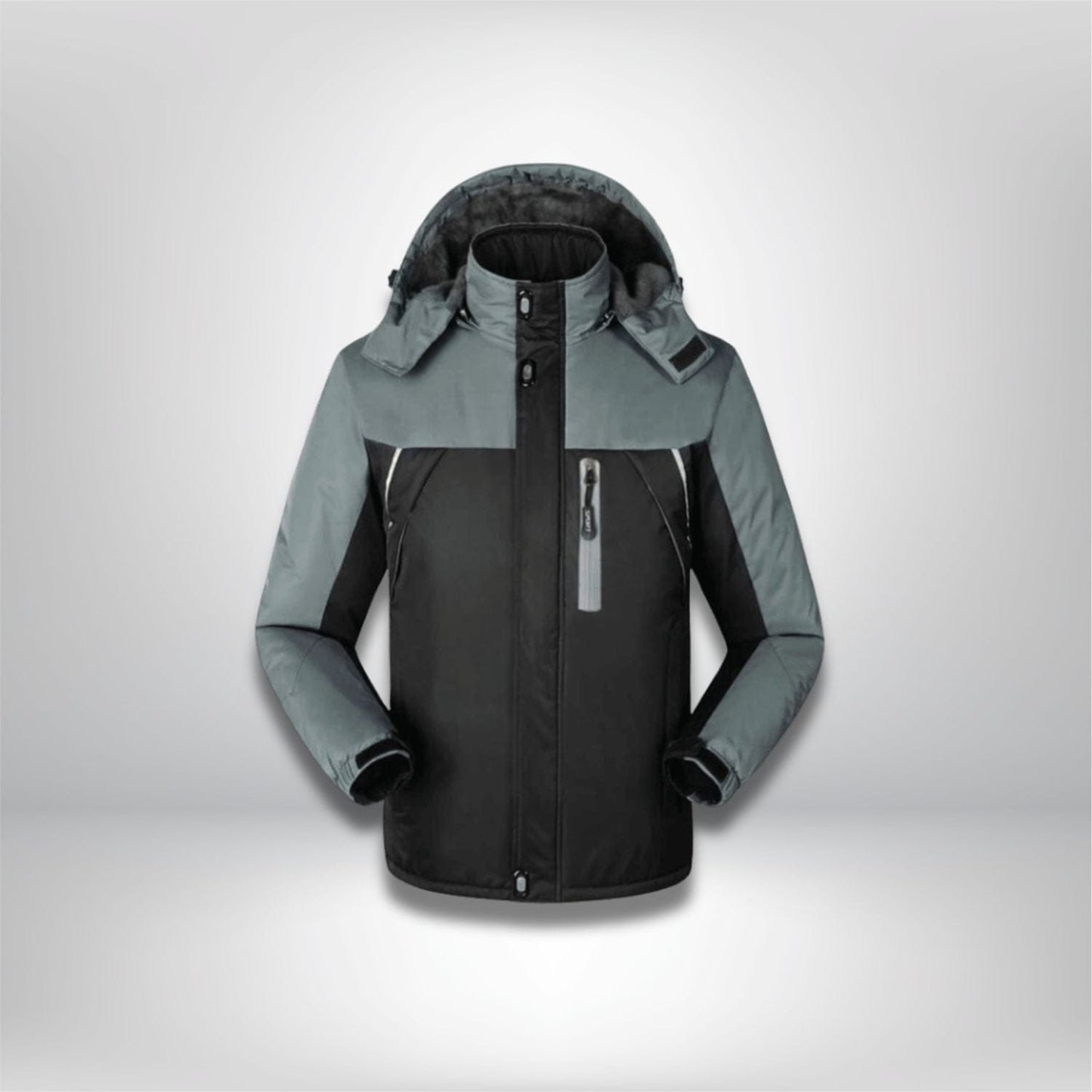 Parka randonnée homme | HikingHavens® NOIR / M poid 48-58kg