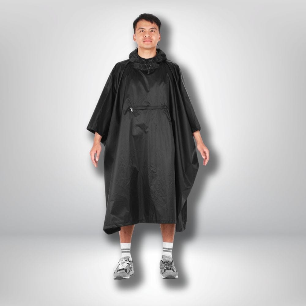 Poncho randonnée NOIR / unique