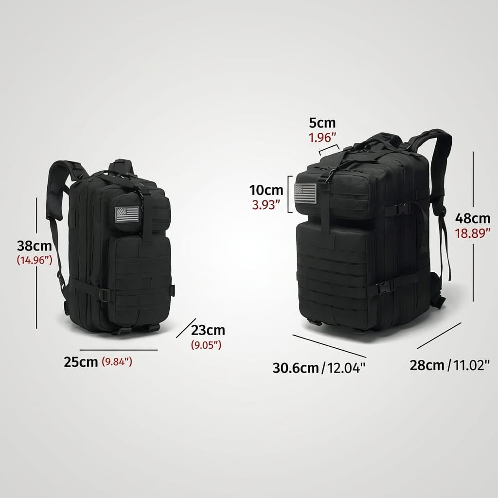 Sac À Dos Militaire Imperméable 30L/50L