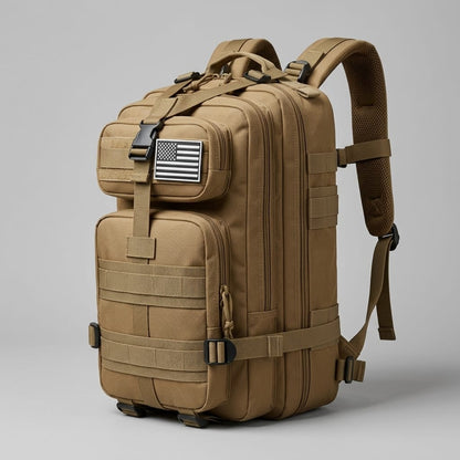 Sac À Dos Militaire Imperméable 30L/50L Beige-(30L)