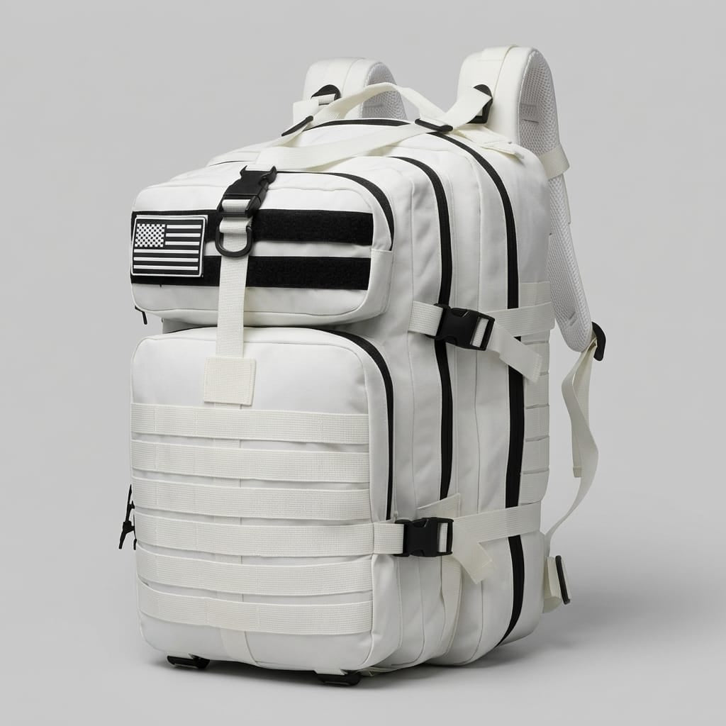 Sac À Dos Militaire Imperméable 30L/50L Blanc-(50L)