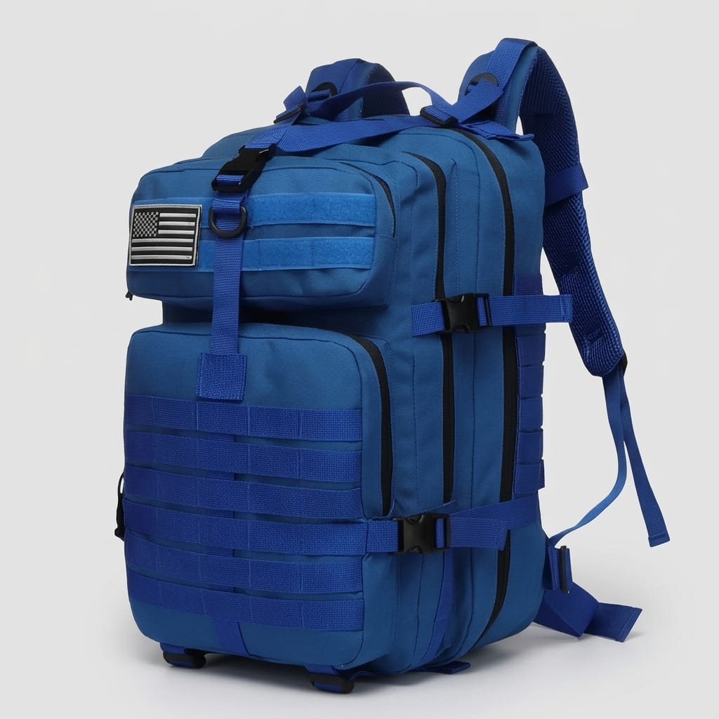 Sac À Dos Militaire Imperméable 30L/50L Bleu Marine-(50L)