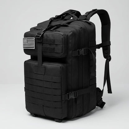 Sac À Dos Militaire Imperméable 30L/50L Noir-(50L)