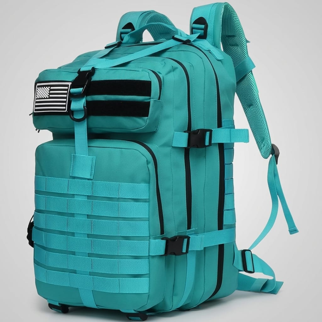 Sac À Dos Militaire Imperméable 30L/50L Turquoise-(50L)