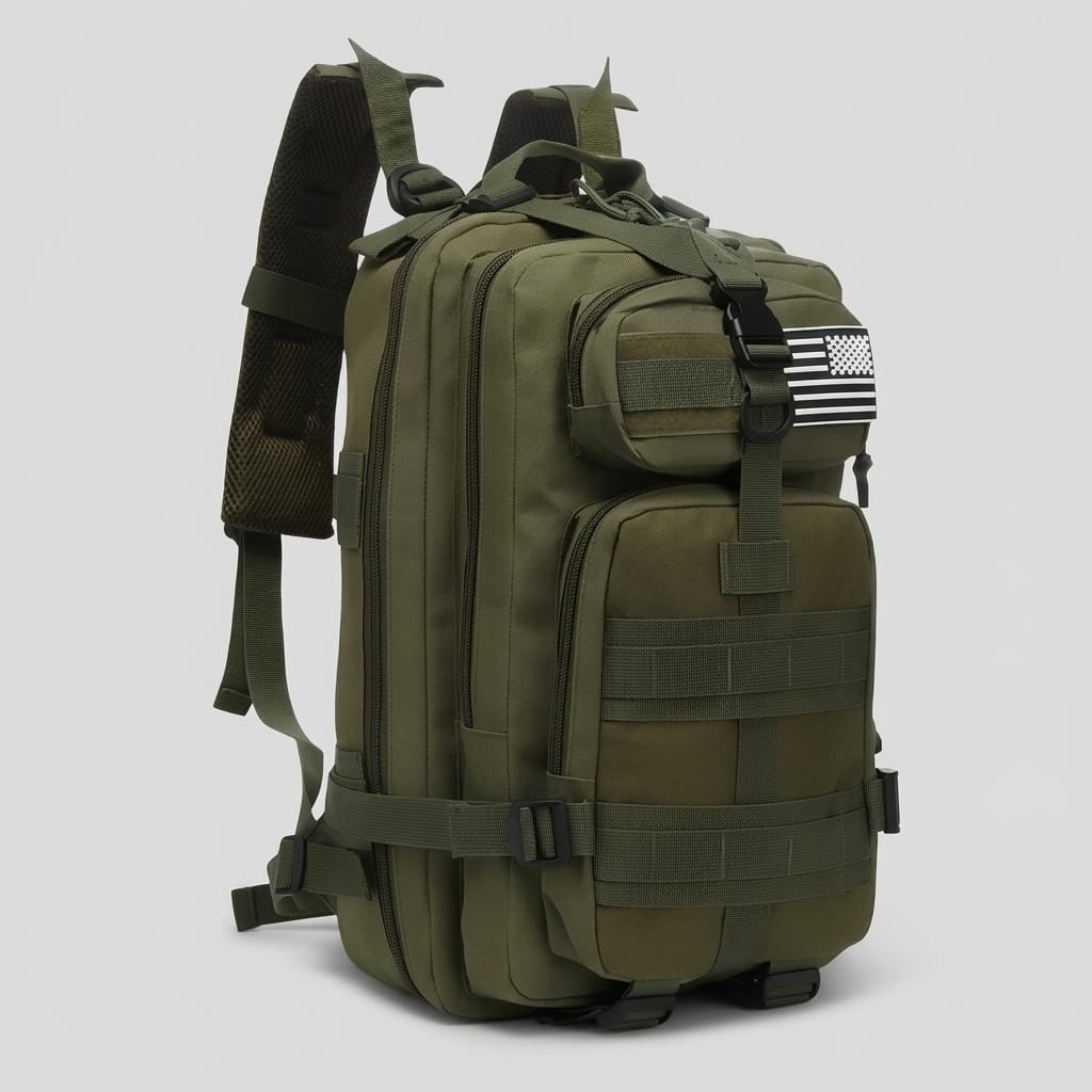 Sac À Dos Militaire Imperméable 30L/50L Vert-(30L)