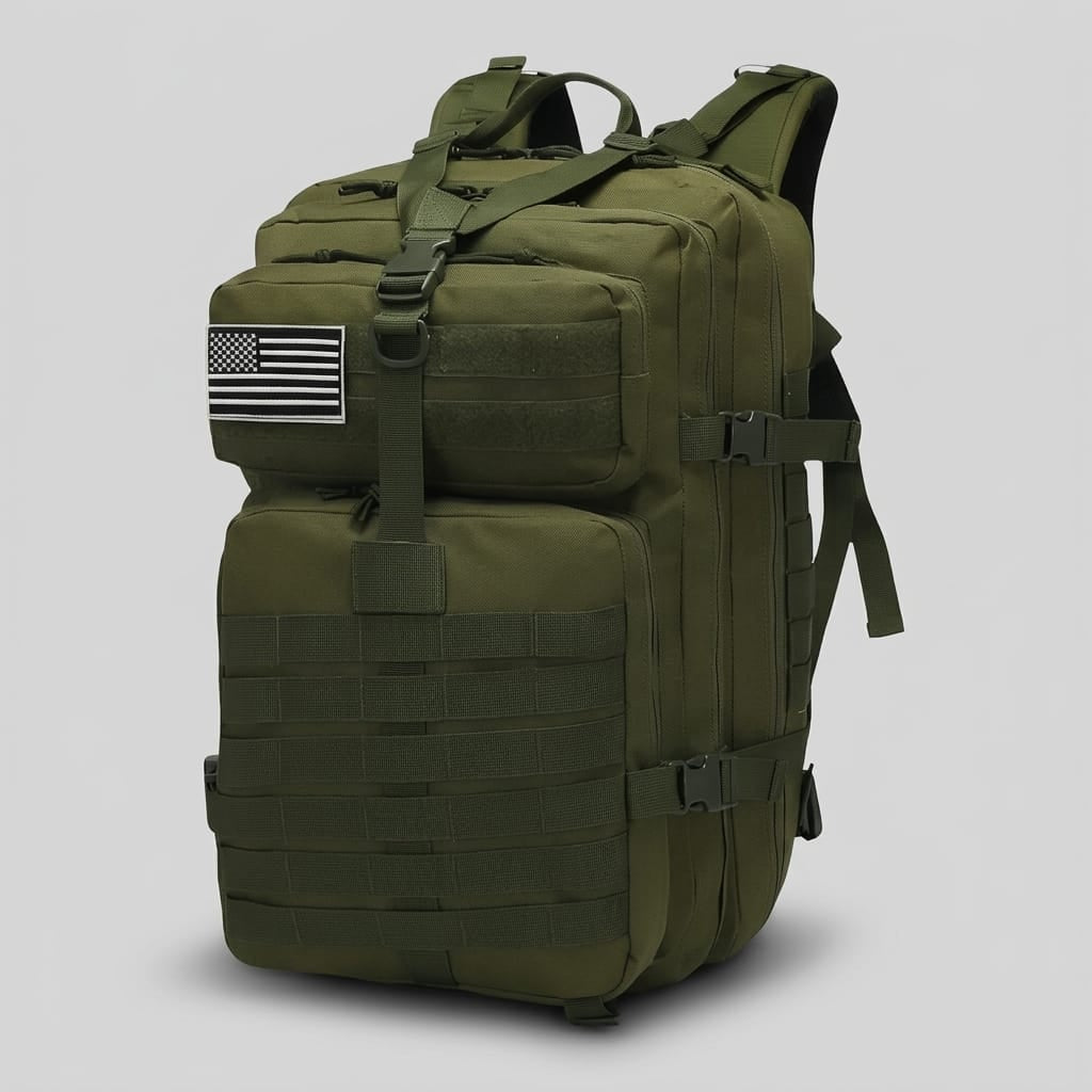Sac À Dos Militaire Imperméable 30L/50L Vert-(50L)