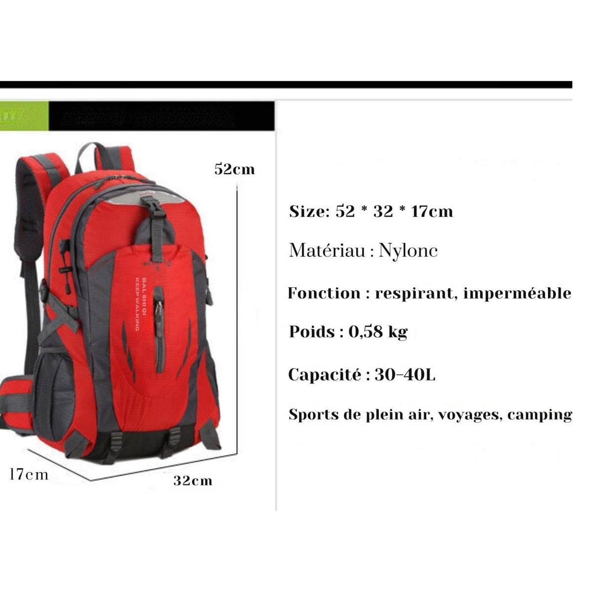 Sac a dos rando 30l