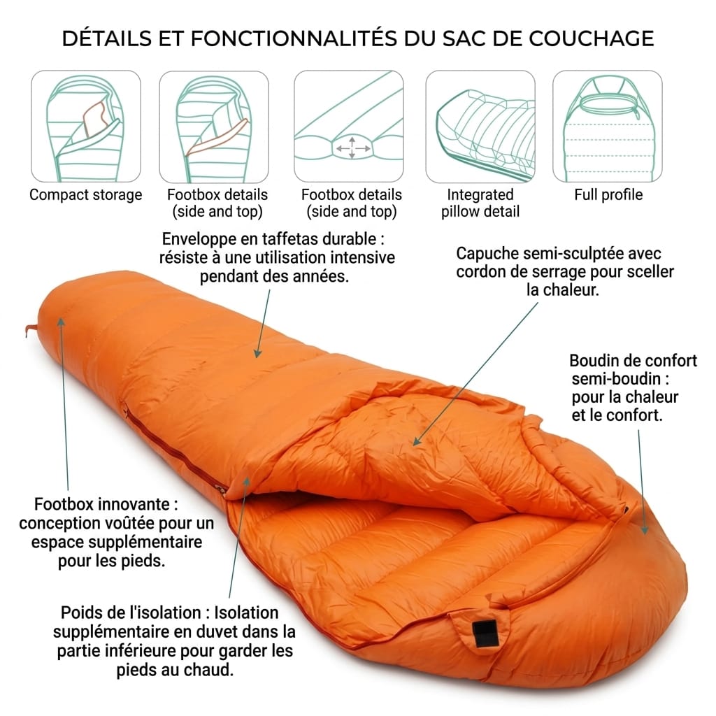 sac de couchage 0 degré