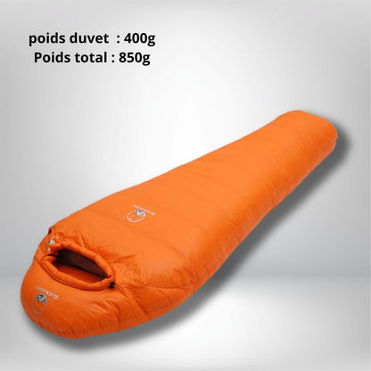 sac de couchage 0 degré 850G ORANGE