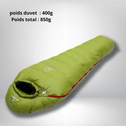 sac de couchage 0 degré 850G VERT