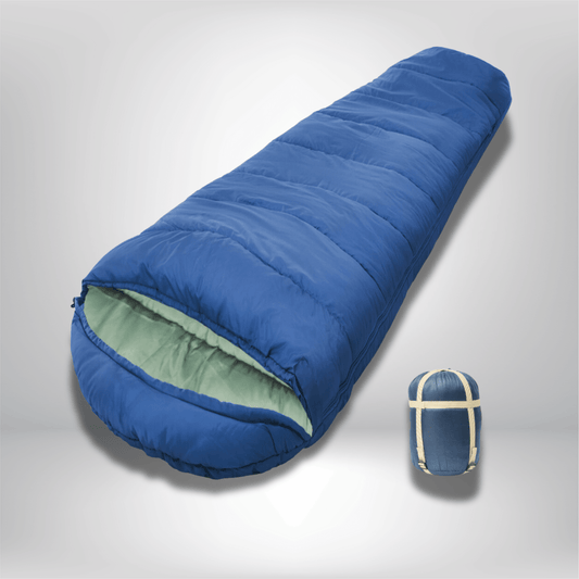 Sac de couchage 4 saisons | HikingHavens® Bleu