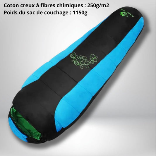 Sac de couchage grand froid Modèle 1 Bleu 1150g