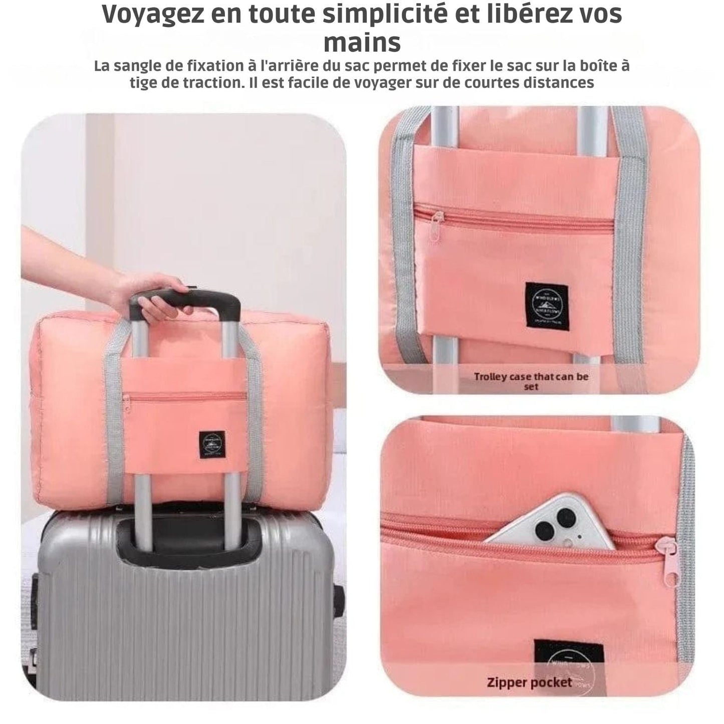 Sac pliable en nylon pour la randonnée