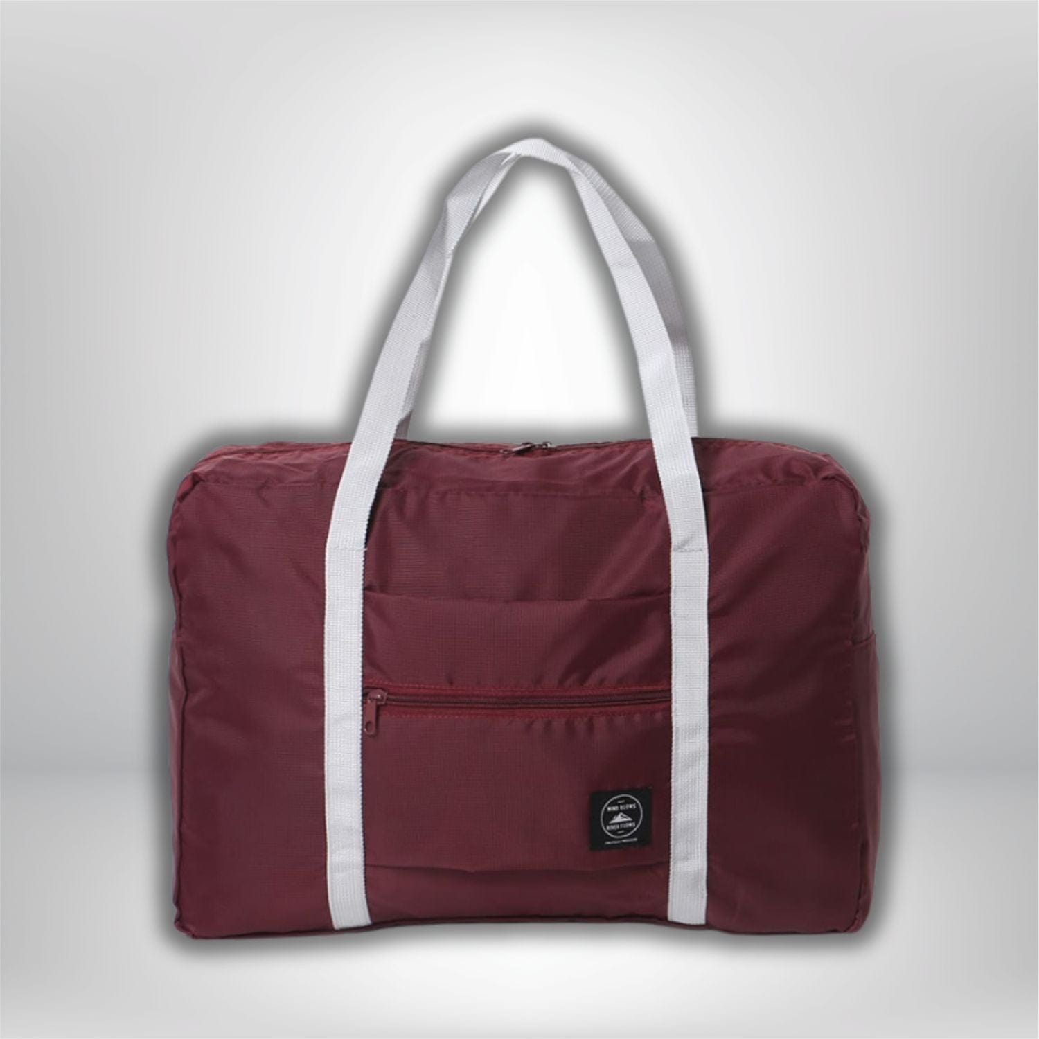 Sac pliable en nylon pour la randonnée 48*32*16 / ROUGE
