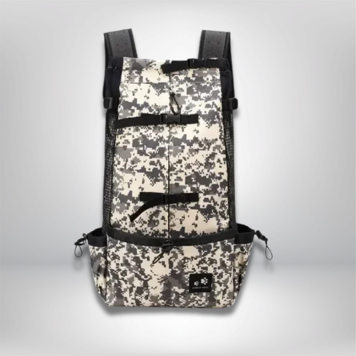 Sac Porte Chien Randonnée Gris camouflage / S (1-5 kg)