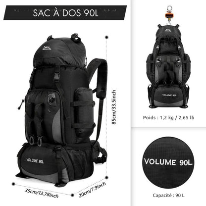 Sac randonnée 90l