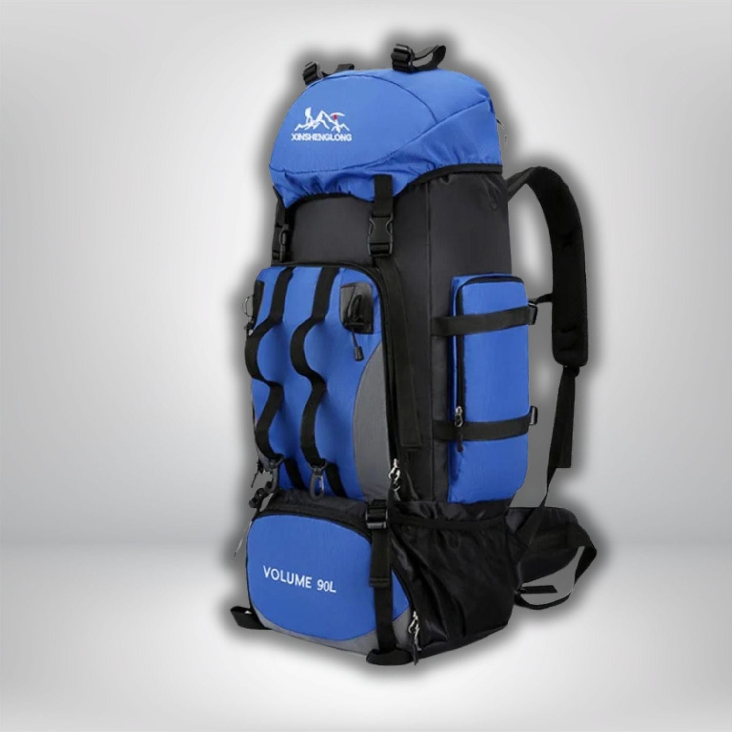 Sac randonnée 90l BlEU