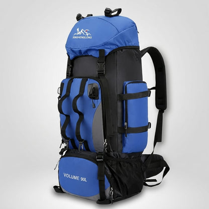 Sac randonnée 90l Bleu