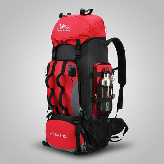 Sac randonnée 90l Rouge