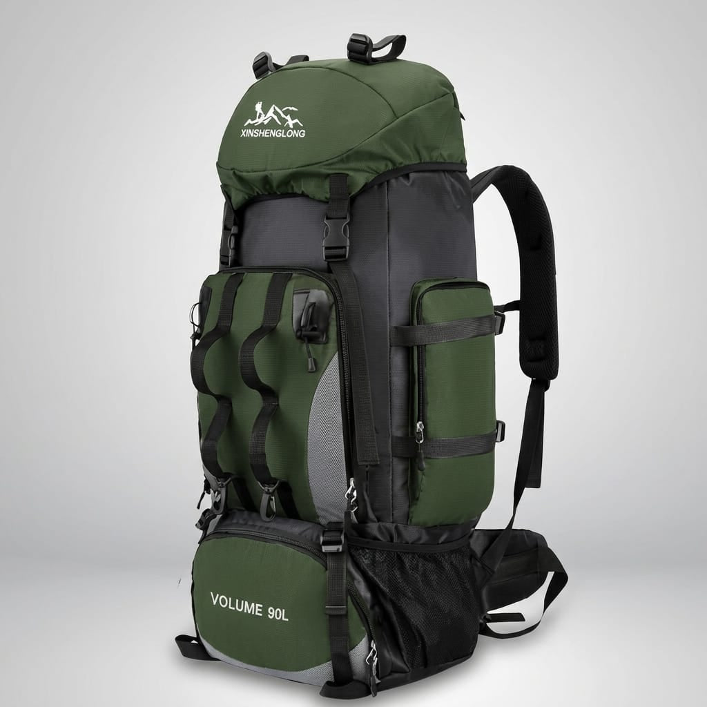 Sac randonnée 90l Vert Militaire