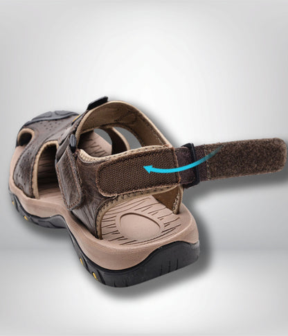 Sandales randonnée cuir homme