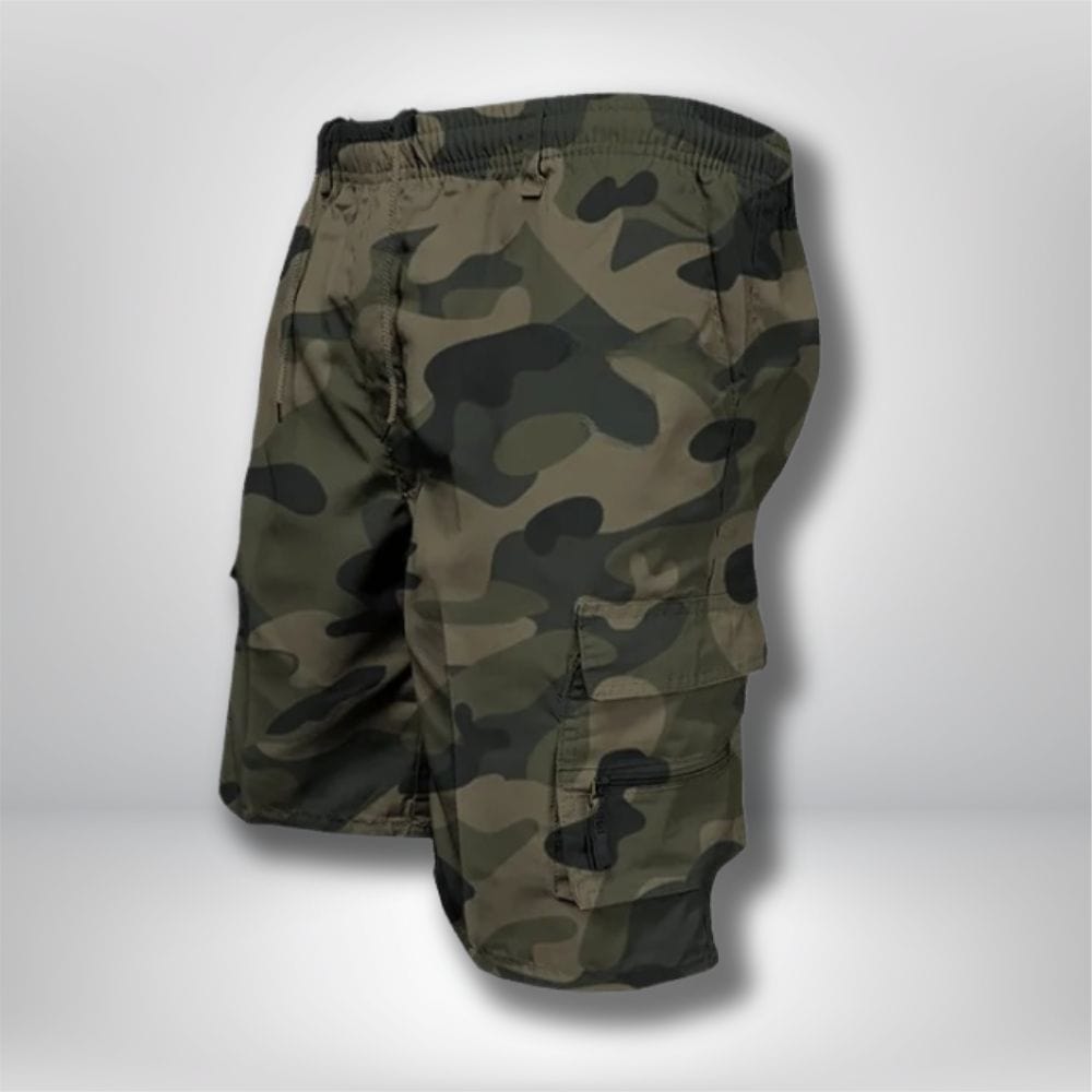 Short camouflage homme Camouflage Vert / S