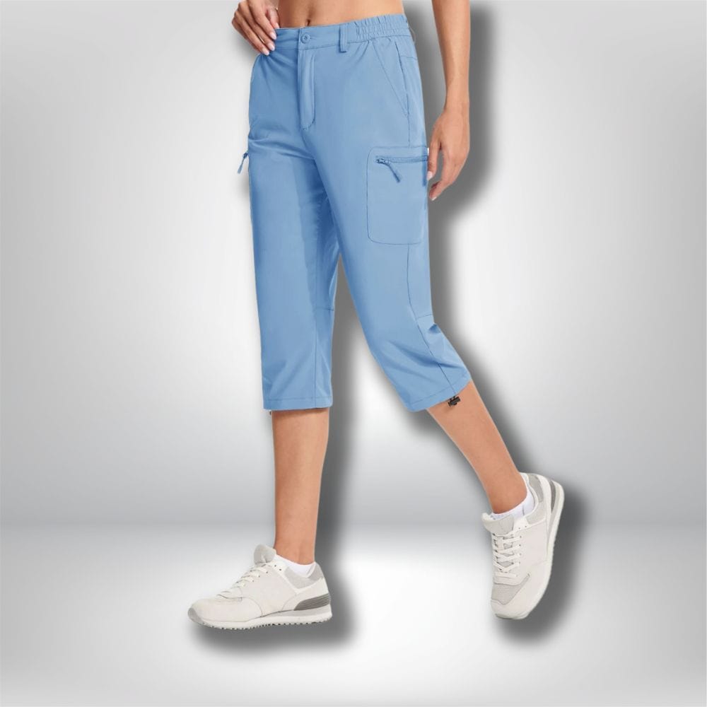 Short long randonnée femme  Bleu clair / CN M (US XS)