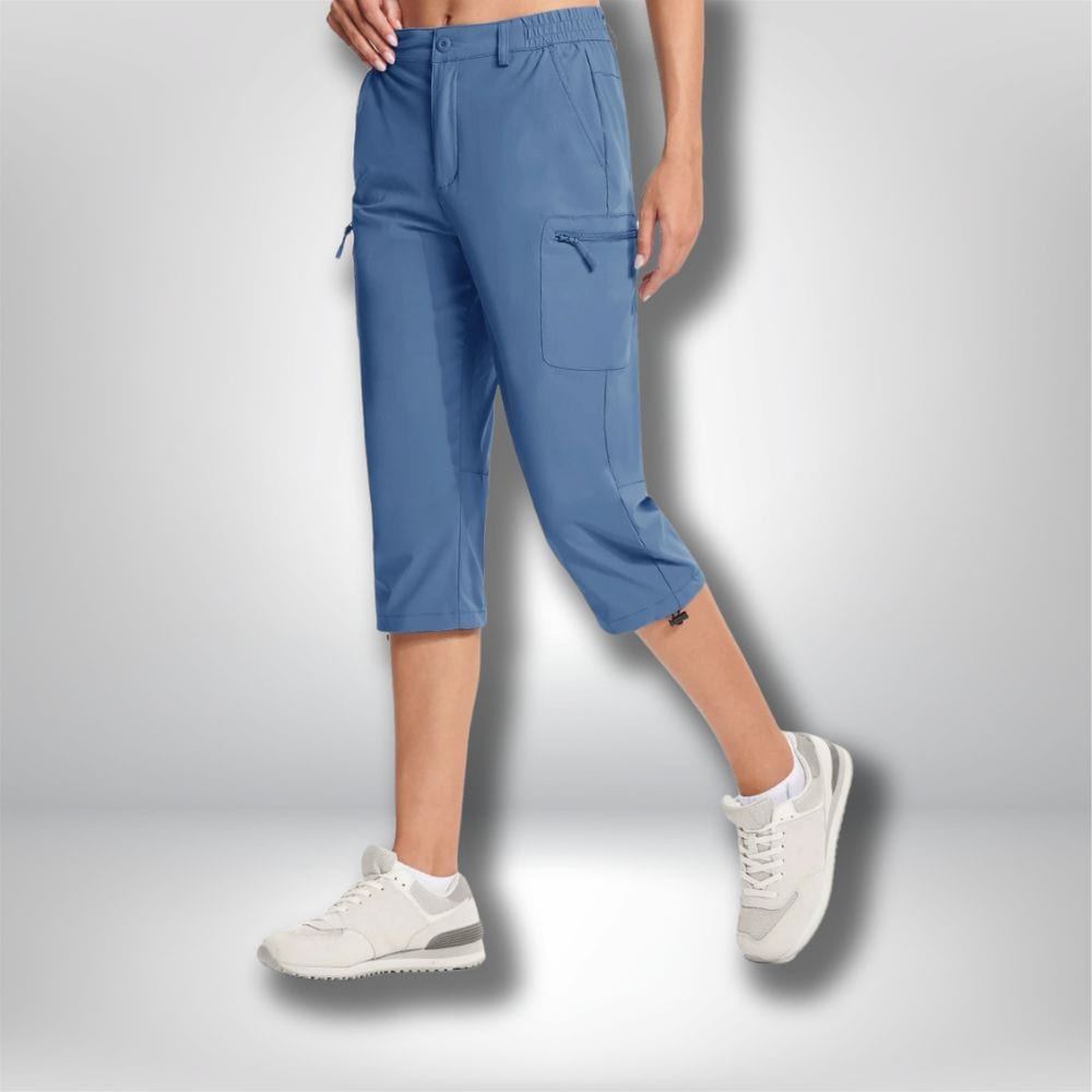 Short long randonnée femme  Bleu Gris / CN M (US XS)