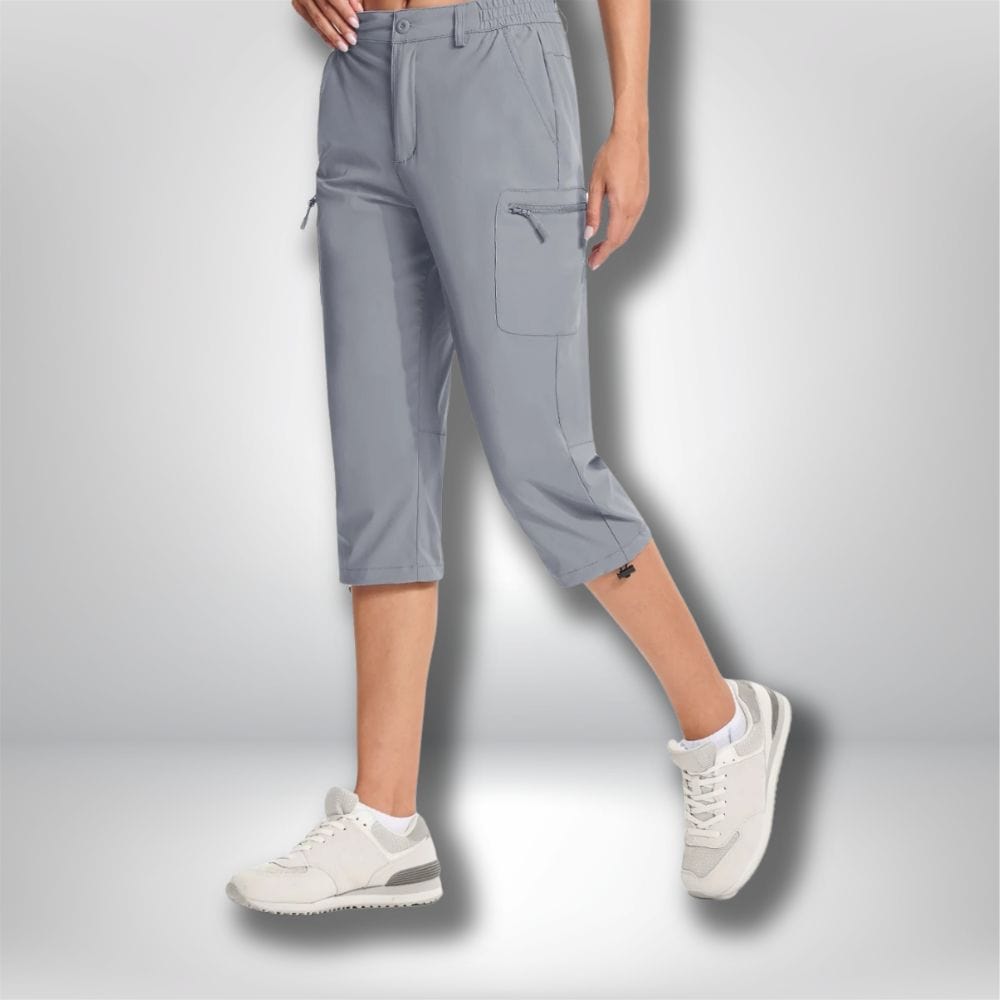 Short long randonnée femme  Gris clair / CN M (US XS)