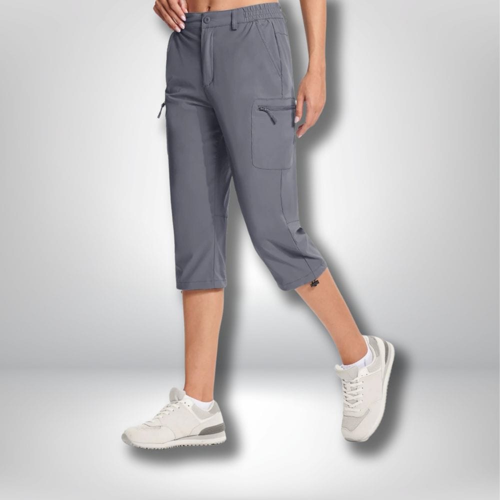 Short long randonnée femme  Gris foncé / CN M (US XS)