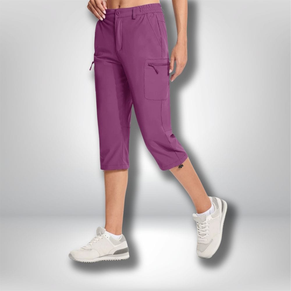 Short long randonnée femme  Pourpre rouge / CN M (US XS)