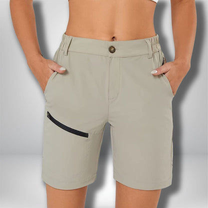 Short randonnée femme avec poches DKN2210 Kaki / US XXL