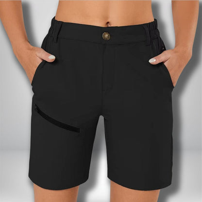 Short randonnée femme avec poches DKN2210 Noir / US XXL